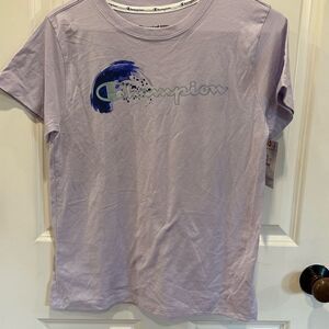 Champion small short sleeve shirt purple